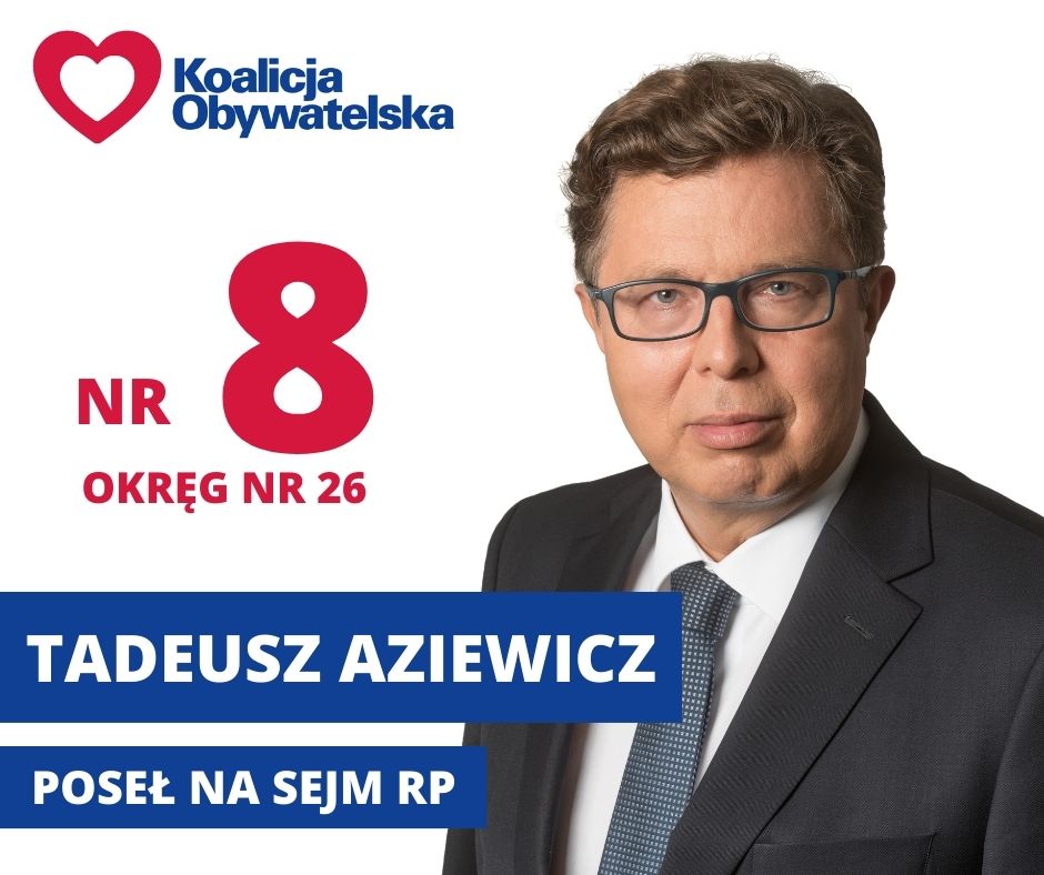 Tadeusz Aziewicz kandydatem do Sejmu RP!