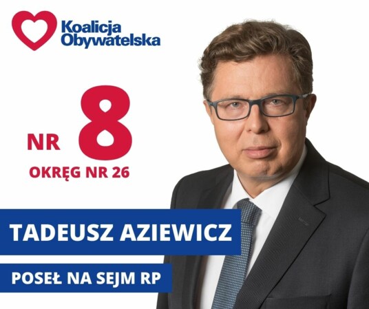 Tadeusz Aziewicz kandydatem do Sejmu RP!